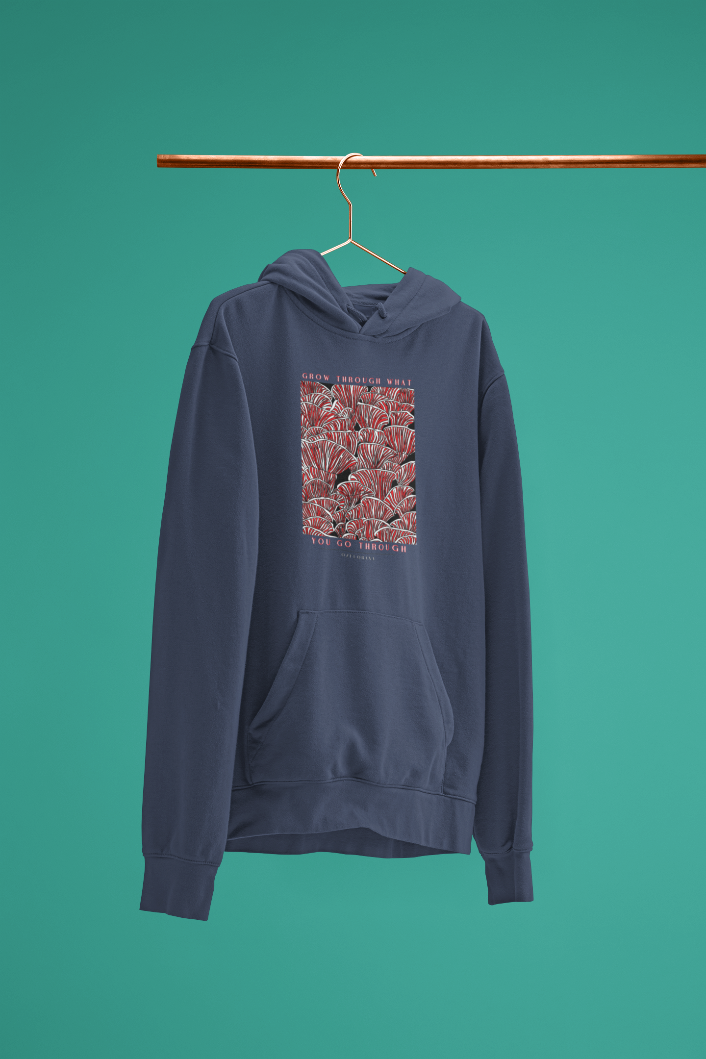 Mushroom Hoodie - Grow through what you grow through