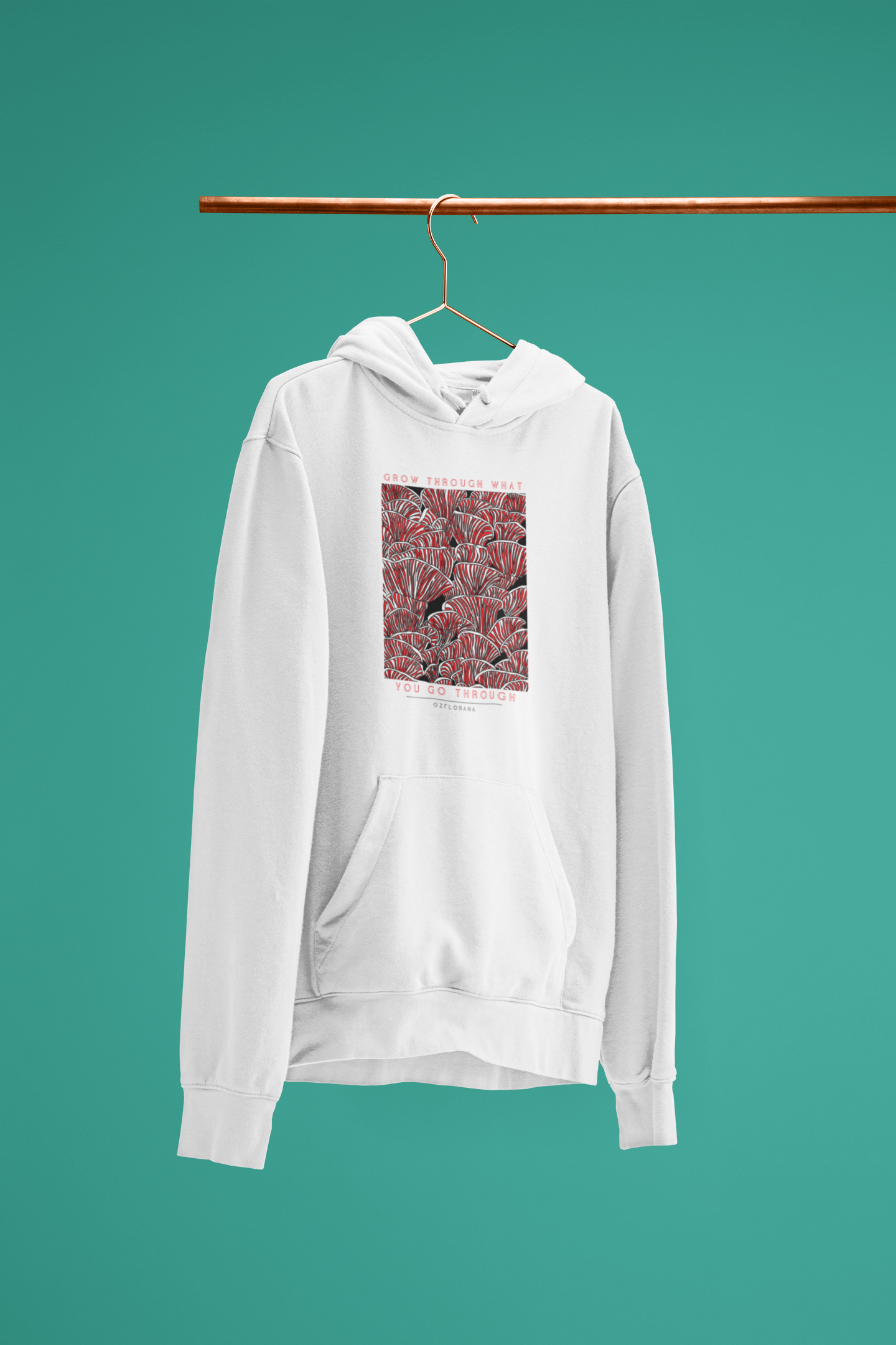 Mushroom Hoodie - Grow through what you grow through